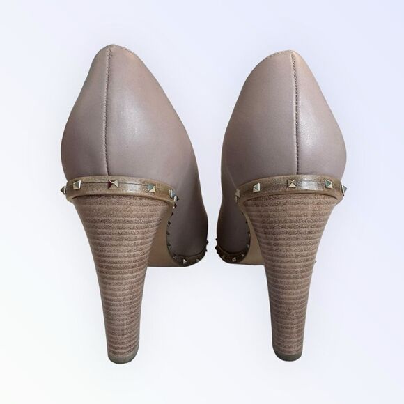 Valentino Calfskin Soul Rockstud Mary Jane Pumps 37.5 - Picture 5 of 8